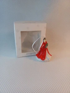 ROYAL DOULTON DECK THE HALLS 2014 CHRISTMAS ORNAMENT BONE CHINA IOB - Picture 1 of 4