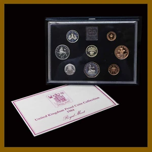 Great Britain England Penny, Pence, Pound (8 Coins Set), 1984 Queen Elizabeth II - Picture 1 of 2