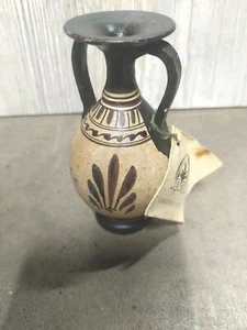 Ceramic Greece Handmade Small Vase - Picture 1 of 5