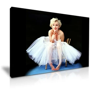 Marilyn Monroe Ballerina ikonische Leinwand moderne Heimkunst ~ 5 Größen zur Auswahl - Bild 1 von 7
