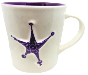 Starbucks Urlaub Schneeflocken lila Stern Becher weiß 17 Unzen Kaffee Tee Tasse 2006 - Bild 1 von 12