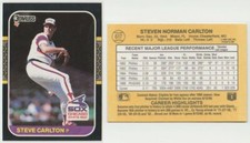 STEVE CARLTON - 1985 DONRUSS # 617 - CHICAGO WHITE SOX PITCHER - HALL OF FAME 