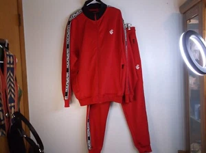 Vtg ROCAWEAR 2PC Hip Hop Track Sweat Pant Jogger Suit Zip Up Jacket Size XL NWOT - Picture 1 of 11