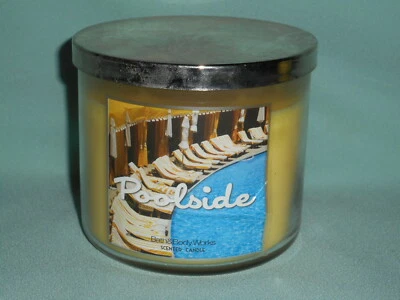 Bath & Body Works Poolside 3-Wick Candle 14.5 oz. Rare and Never Used - Image 1 of 4