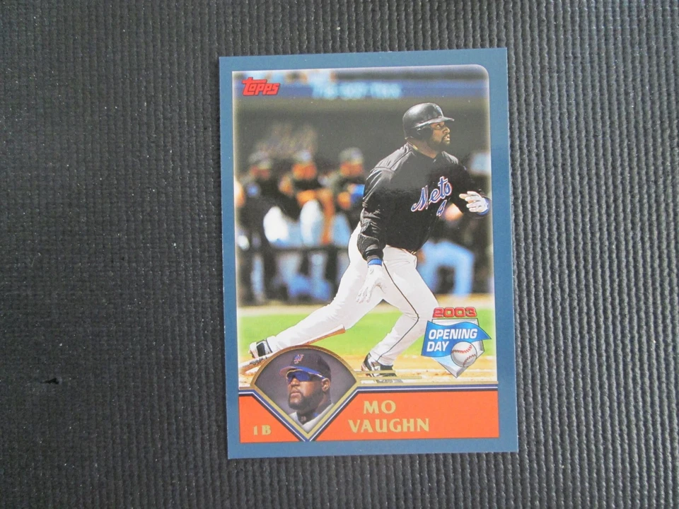 2003 Topps   OPENING DAY   Mo Vaughn   #86   New York Mets - Image 1 of 2