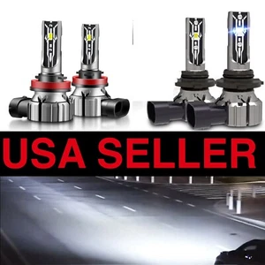 H11 +9005 White LED Headlight Bulbs Fit Ford F-150 2023 2024 2025 F150 LOW +High - Picture 1 of 10