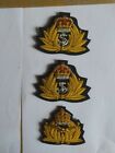WW2 British Navy Three Different Badges