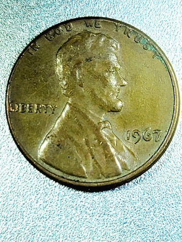 1967 Lincon Wheat Penny - No Mint Mark - ERROR Coin!! Cover