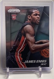 2014-15 Panini Prizm James Ennis Rookie Miami Heat RC Card 274 W/Top Loader 🔥
