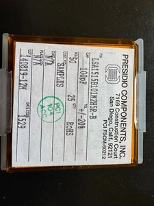 Presidio Components Inc. 100pF Die Capacitors LSA1515B101M2H5R-B 25pcs - Picture 1 of 1
