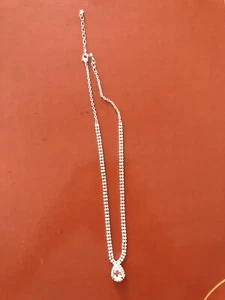 18” Adjustable Cubic Zirconia Occasion Necklace - Picture 1 of 7