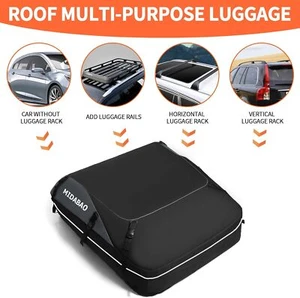 Roof Top Rack Travel Luggage Storage Waterproof Heavy Duty Car SUV Cargo Carrier - Picture 1 of 8