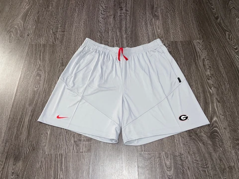 Nike UGA Georgia Bulldogs Football Team Issue On-Field Practice Shorts Mens XL Cover