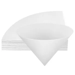 20 Pack 10Inch Deep Fryer Oil Filter Non-Woven Filter Cones Cooking Oil Filters - Picture 1 of 6