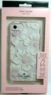 Kate Spade Hardshell Case for iPhone SE 2020/2022, 8/7, Clear/Floral - Image 1 of 3