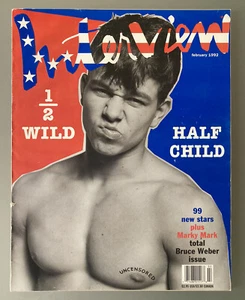 Andy Warhol Interview Magazine 1992 Marky Mark Wahlberg Rain Phoenix Brad Pitt - Imagen 1 de 7