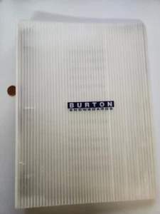 BURTON snowboard Vintage 1990 DEALER 3 Ring BIG Binder Excellent Condition - Picture 1 of 4