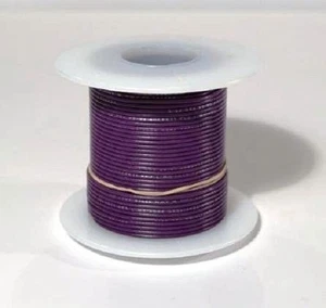 Alambre de conexión 18 AWG UL1007 UL1569 100 pies carretes VIOLETA ~ 10 colores disponibles! - Imagen 1 de 1