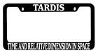 Black METAL License Frame Tardis Time And Relative Dimensions In Space 1031