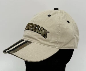 Gorra Caterpillar CAT Sombrero Beige Correa Trasera Bordada Realtree Camuflaje Nuevo Con Etiquetas - Imagen 1 de 9