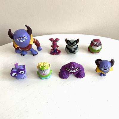 怪物大学雕像 8 件装迷你玩偶 Monsters Inc. 迪士尼皮克斯 — 第 1/4 张图片