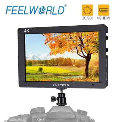 Видеомонитор полевой цифровой однообъективный зеркальный Feelworld FW703 7 дюймов SDI 4K HDMI Full HD 1920x1200 - Изображение 1 из 4