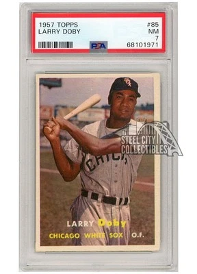 Larry Doby 1957 Topps #85 PSA 7 - Image 1 of 2