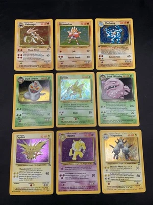 Vintage Pokemon Cards Rare Holo Lot WOTC Era Only - Image 1 of 4