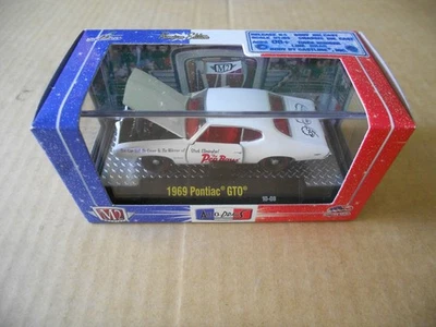 M2 1969 Pontiac GTO Pep Boys Auto-Drags 1/64 NOS NIB Premium Edition - Image 1 of 4