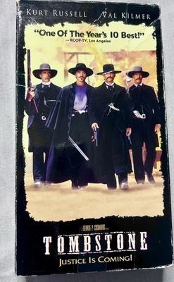 Tombstone (VHS, 1994) Tested And Played. - Image 1 of 4