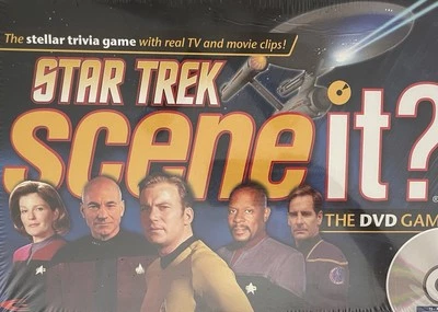 Star Trek Scene It DVD Board Game 2008 Mattel Factory Sealed Movie Trivia Gift - Image 1 of 4