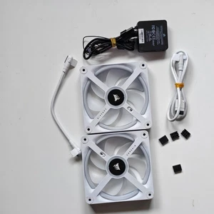 Corsair iCUE LINK QX120 RGB Fans -Double Fan Kit with iCUE LINK System Hub - Afbeelding 1 van 9