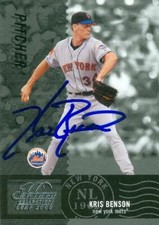 Kris Benson autographed baseball card (New York Mets) 2005 Donruss Century #165