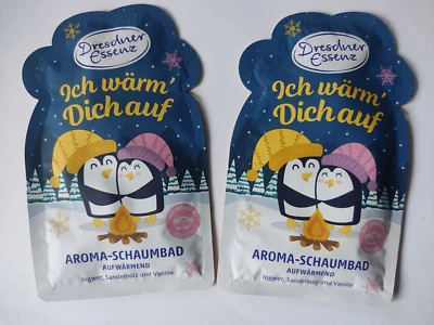 2 Dresdner Essenz Schaumbad Badeschaum Ich wärm dich auf Vanille Adventskalender - Bild 1 von 2