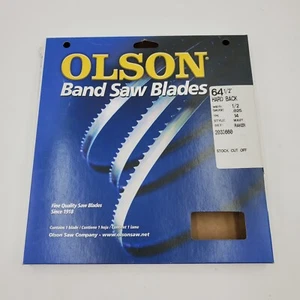 Olson Band Saw Blades Hard Back #2033660 - 64.5"/1638mm Long - 0.025 Wide 14 TPI - Picture 1 of 6