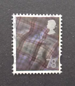 2007 SG S121  78p SCOTLAND Tartan Pictorial  - Fine Used as Photo - Picture 1 of 1