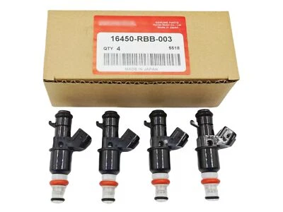 New 4Pcs 16450-RBB-003 Fuel Injectors For Civic Si RSX TYPE-S CSX 2.0L TSX 2.4L - Image 1 of 4