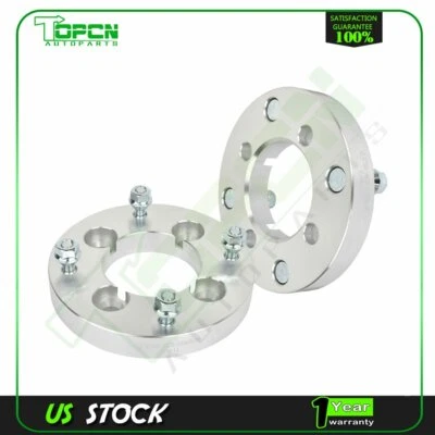 2x espaciadores de rueda plateados 4x110 a 4x137 10x1,25 tacos 1" de espesor para Bombardier 500 Foto 1 de 4