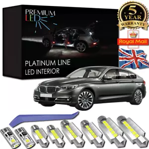 BMW 5 Series F07 GT LED Interior Kit Bright 3030 SMD 19 Bulbs Error Free F10 5er - Picture 1 of 13