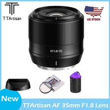 TTArtisan 35mm F1.8 APS-C Auto Focus Lens for Fujifilm X Sony E Mount Cameras
