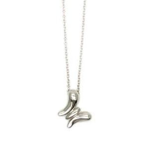 Tiffany & Co Elsa Peretti .925 Butterfly Pendant 16" Necklace Silver 925 40cm - Picture 1 of 7