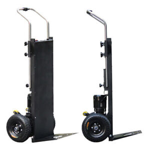 Electric 1200W Automatic Stair Climbing Hand Truck Cart Dolly 440lb Load,3 Speed