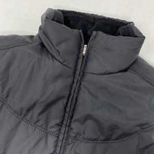 Marmot Womens Small Black Soft Fleece Zipper Pockets Reversible Full Zipper Vest - Picture 1 of 6