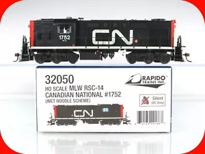 HO Scale **CANADIAN NATIONAL** MLW RSC-14 #1742 - Rapido Trains 32050, DCC Ready - Picture 1 of 11