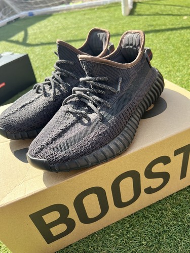 Taglia UK 6 5 Adidas Yeezy Boost 350 V2 nero non riflettente