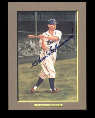 Charlie Gehringer PSA DNA Signed Perez Steele Great Moments Postcard Autograph - Image 1 of 2