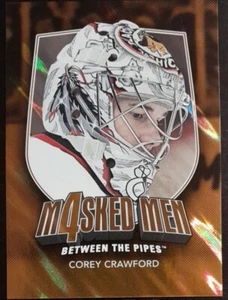 2011 - 2012 ITG Between The Pipes Corey Crawford Masked Men Gold /10 Hockey Card - Picture 1 of 2