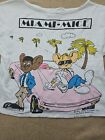 Vintage Miami Mice T-Shirt 80S Parody Vice Crop Top Half Shirt Sleeveless 1985 S