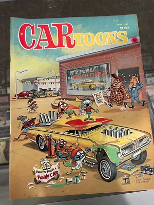 APRIL 1967 CARTOONS MAGAZINE RARE - Image 1 of 2