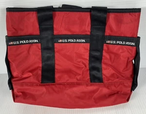 Vintage 90s Polo Sport Ralph Lauren Red Messenger Bag, Crossbody Bag - Picture 1 of 7